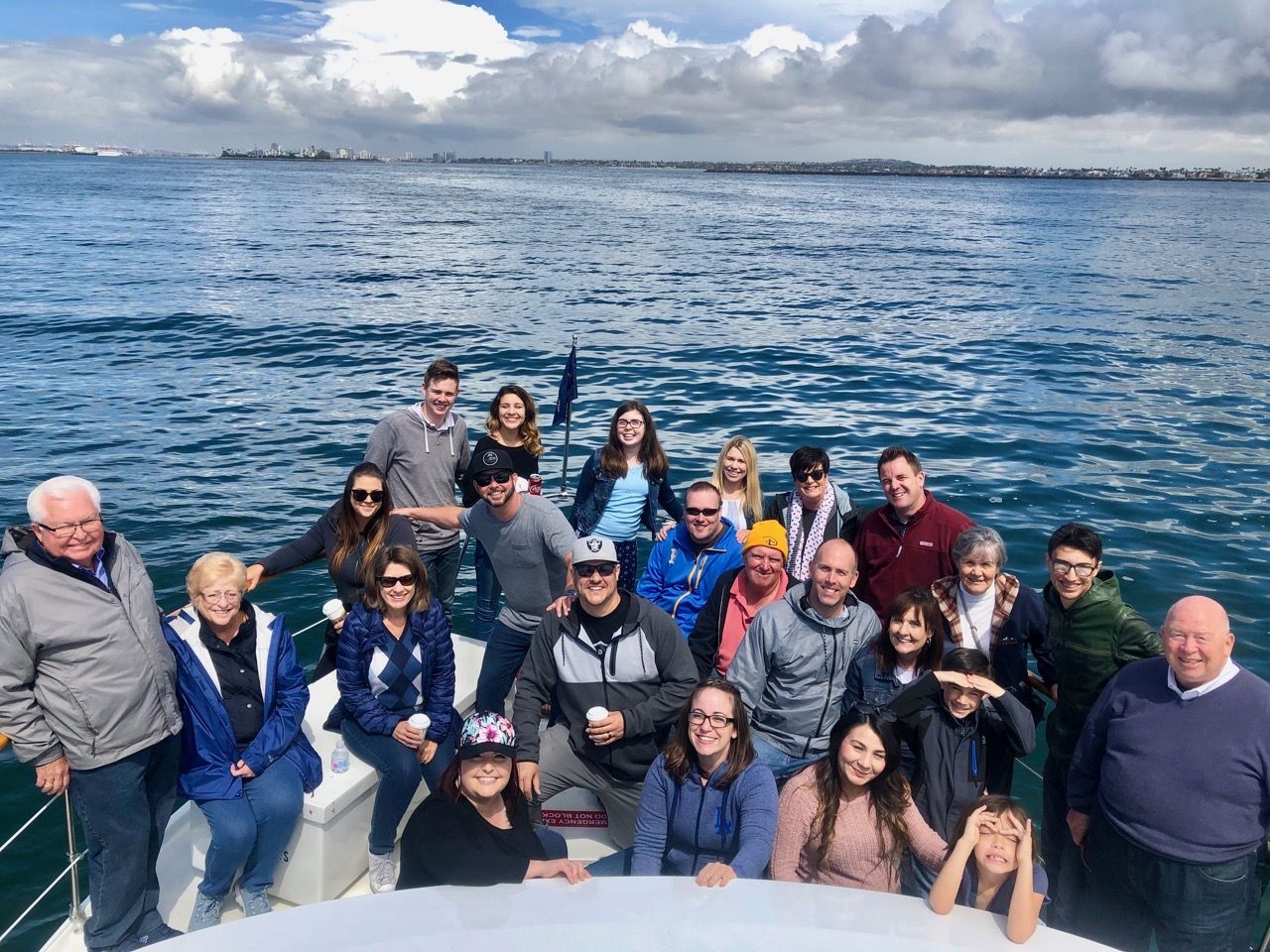 A family event aboard a Prince Charters boat