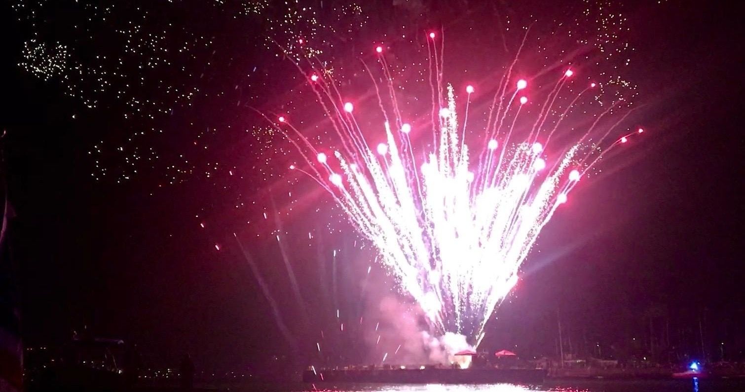 Fireworks at the Queen Mary image 1