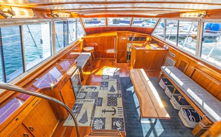 Luxury Yacht Private Charter Interior 1