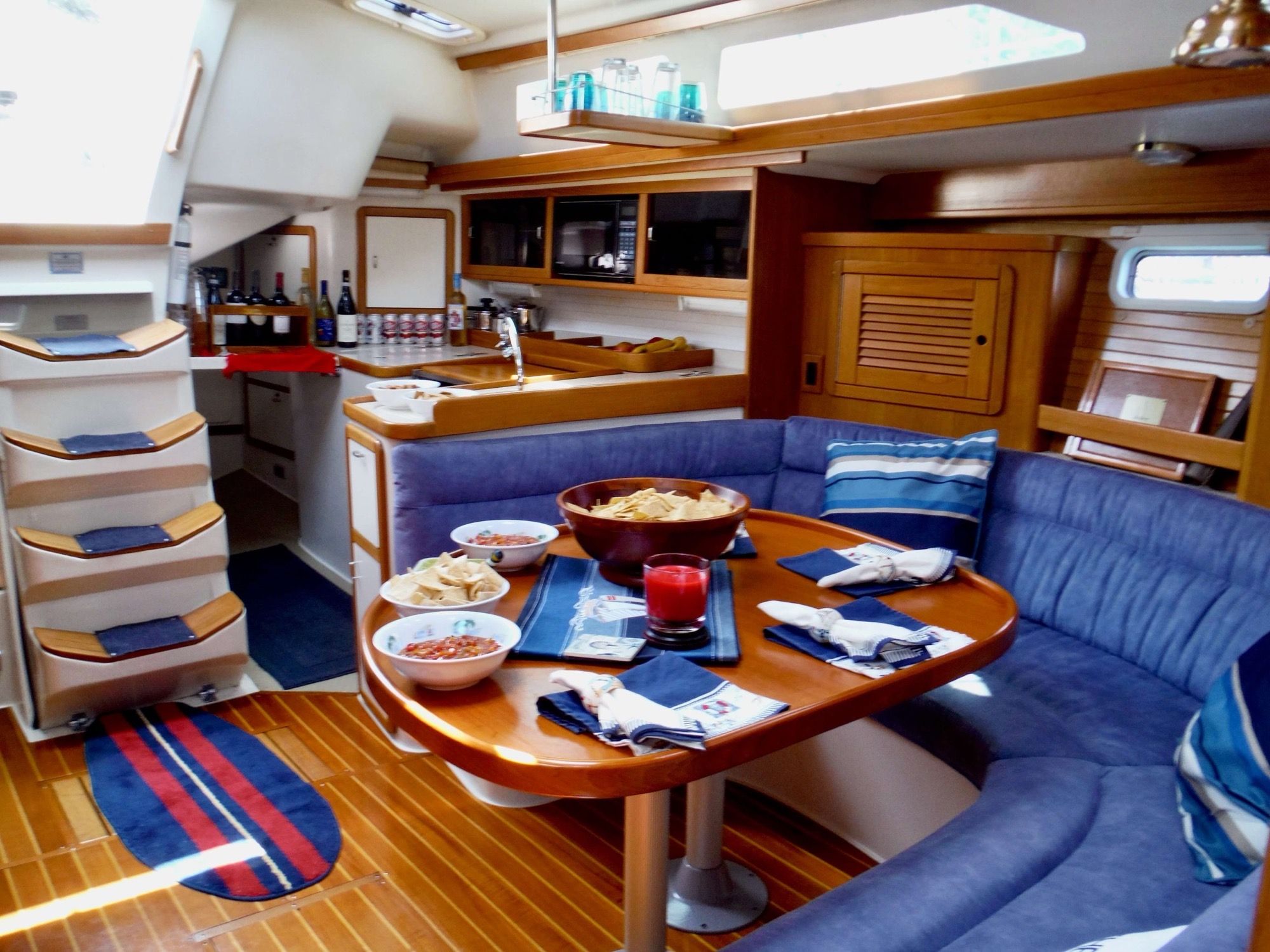 Sailboat Salon and Galley