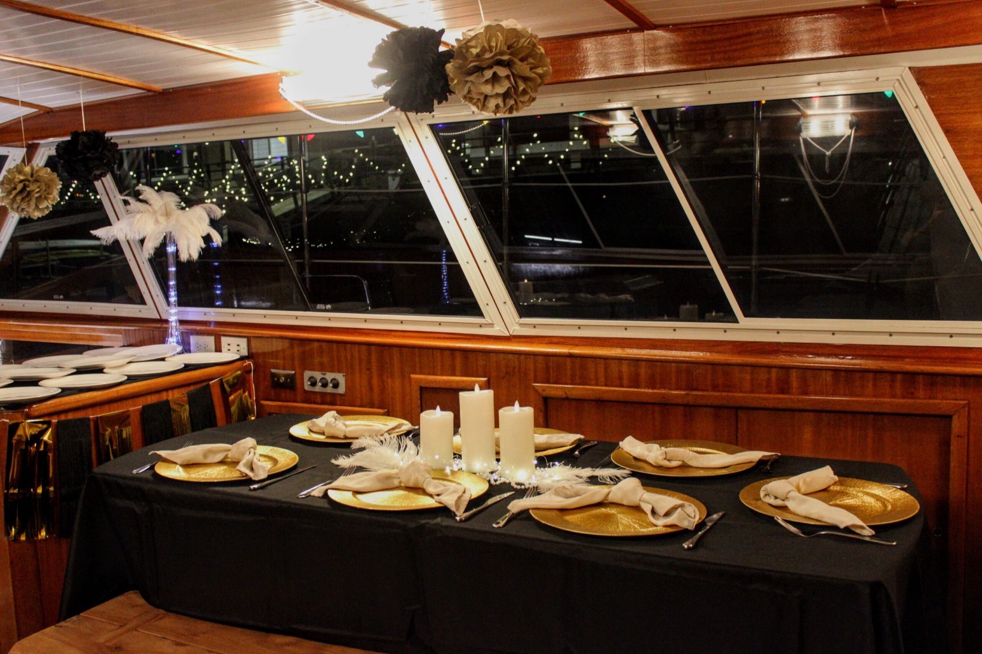 Table at night