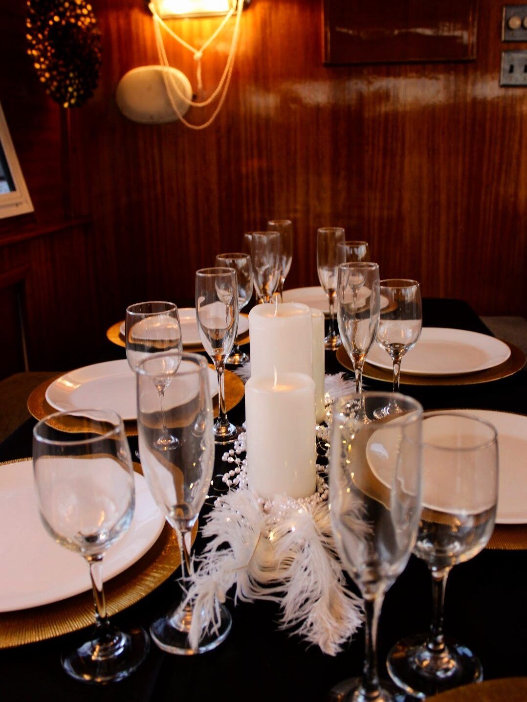 Table setting close up